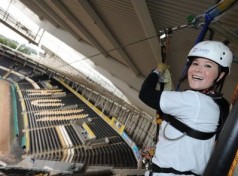 ZIP-WIRE OVER THE RICOH & RAISE MONEY FOR CHARITY...